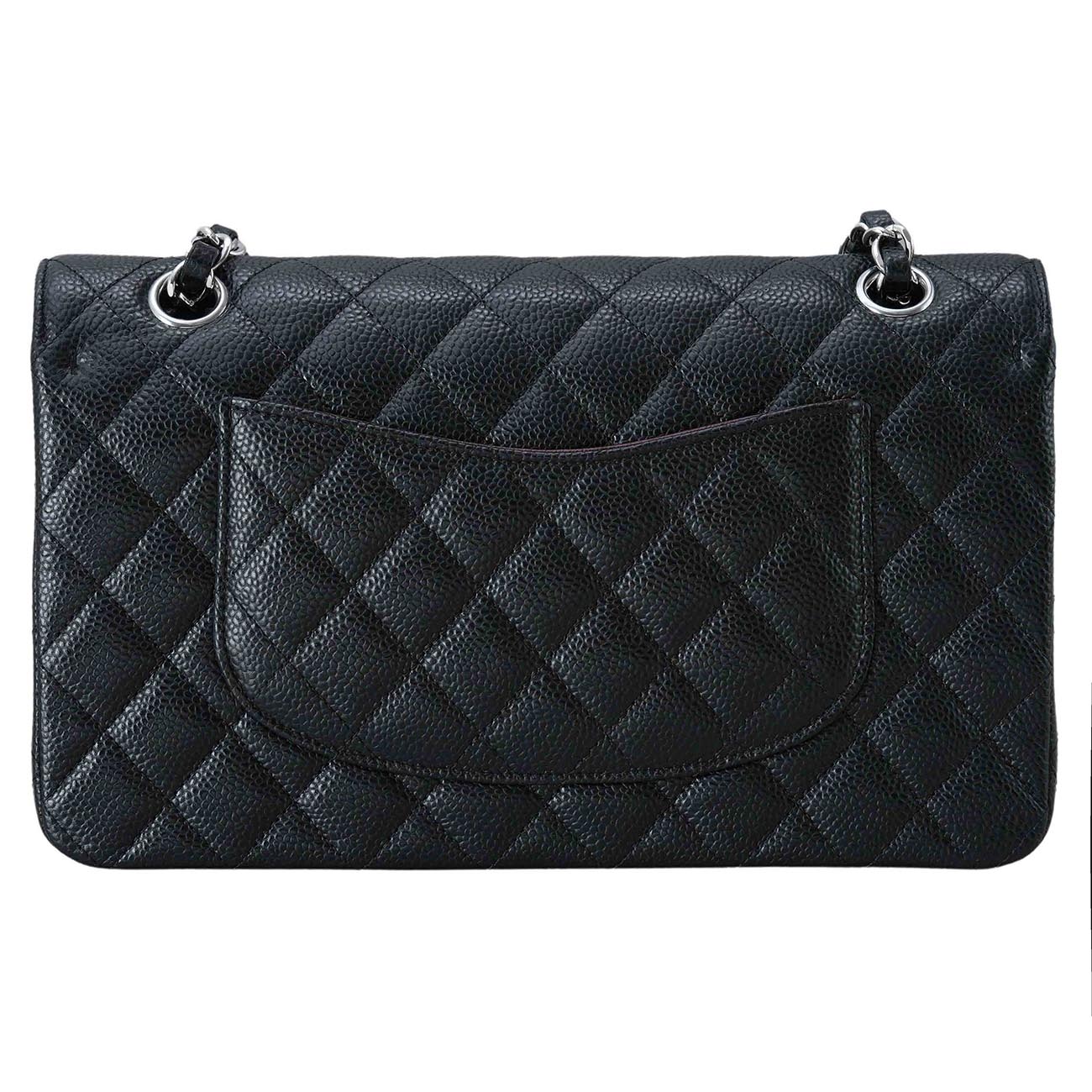 CHANEL(USED)샤넬 A01112 캐비어 클래식 미듐 플랩백